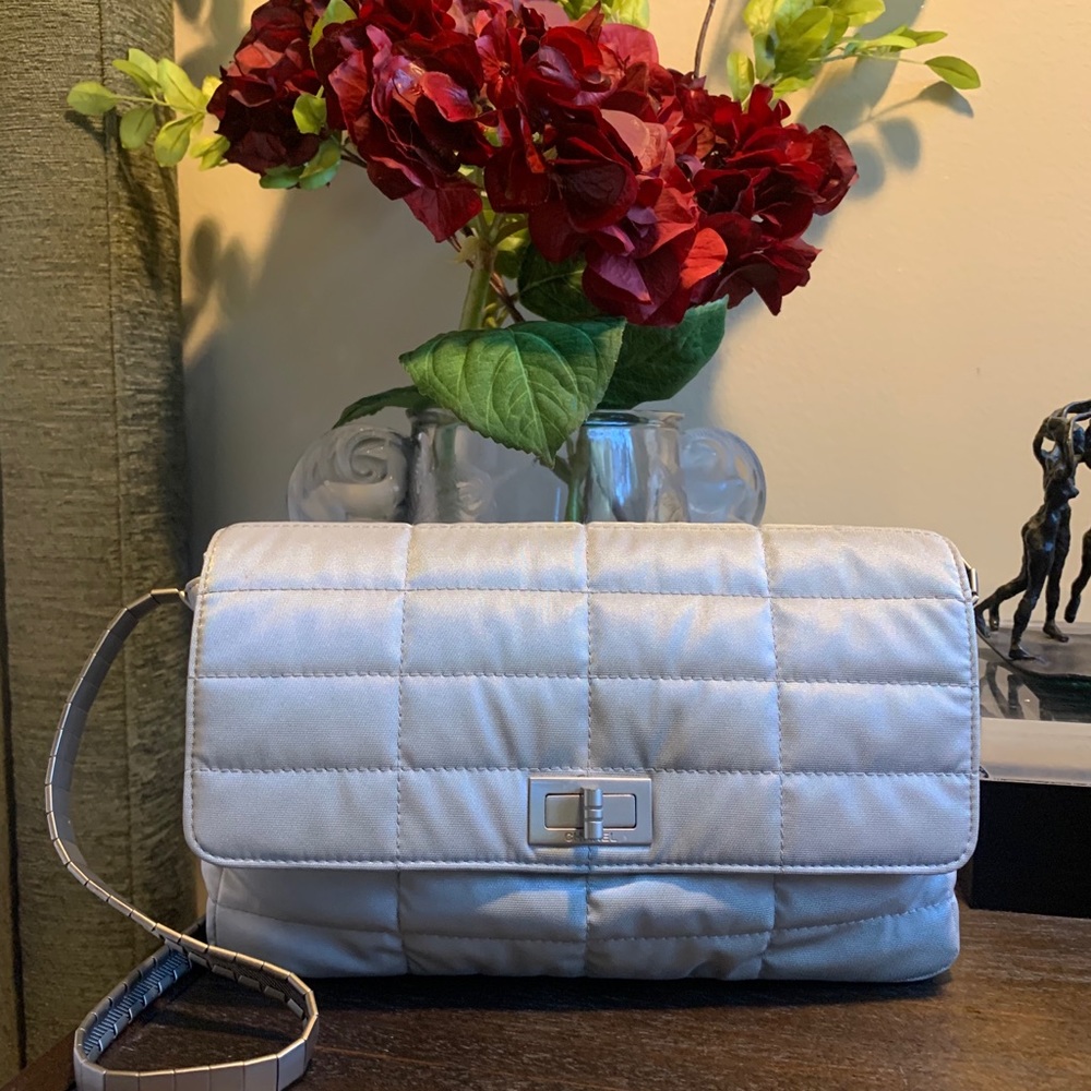 Pale silver gray chanel